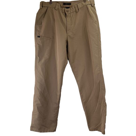 5.11 Tactical Men's Khaki Polyester Pants Size 38 x 32 - Picture 1 of 9